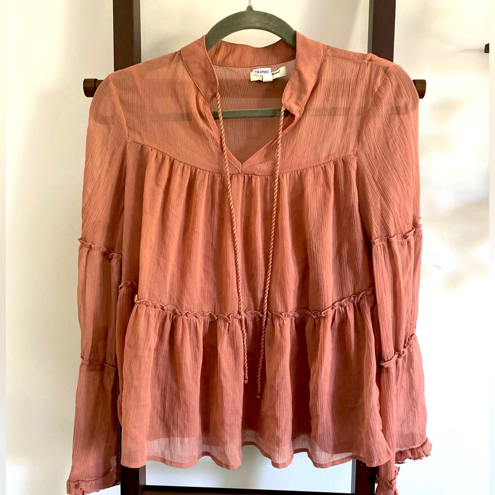 ADORABLE JACHS GIRLFRIEND LONG-SLEEVE TOP BLUSH COLOUR